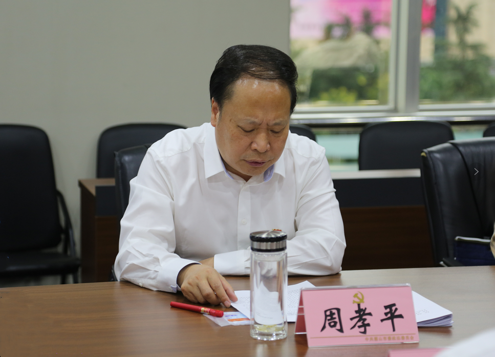 周孝平参加市委政法委机关第一党支部党史学习教育专题组织生活会